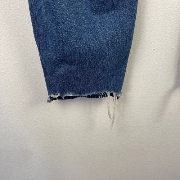 Abercrombie Fitch Curve Love The Mom High Rise Blue Jeans Women's Size 36/22 - Picture 6 of 11